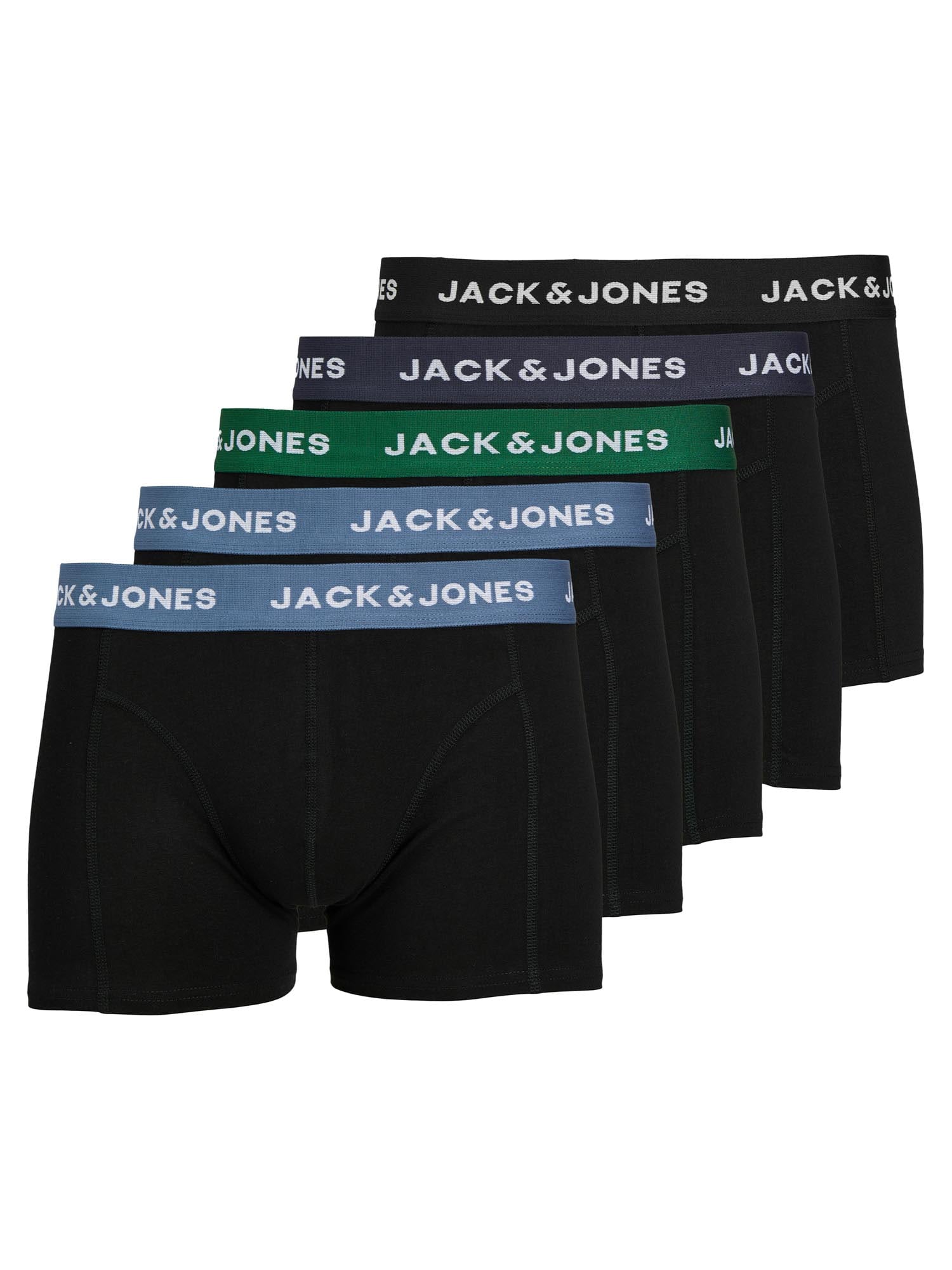 JACK & JONES Bokserishortsit 'Solid'  monivärinen / musta