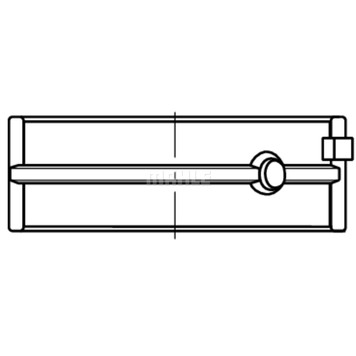 Runkolaakeri MAHLE 209 HL 21578 000