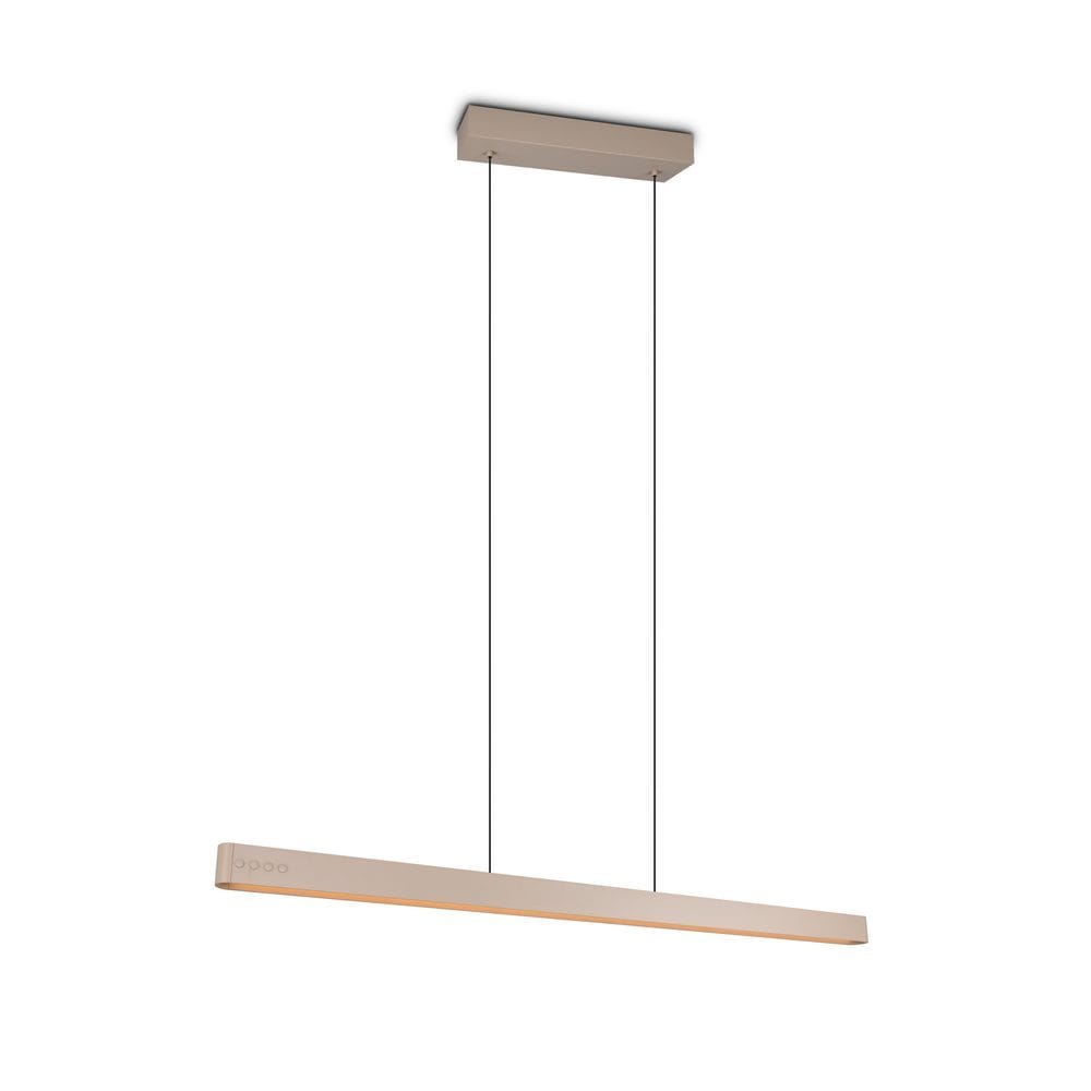 LED-riippuvalaisin Donegal, beige, pituus 150 cm, CCT