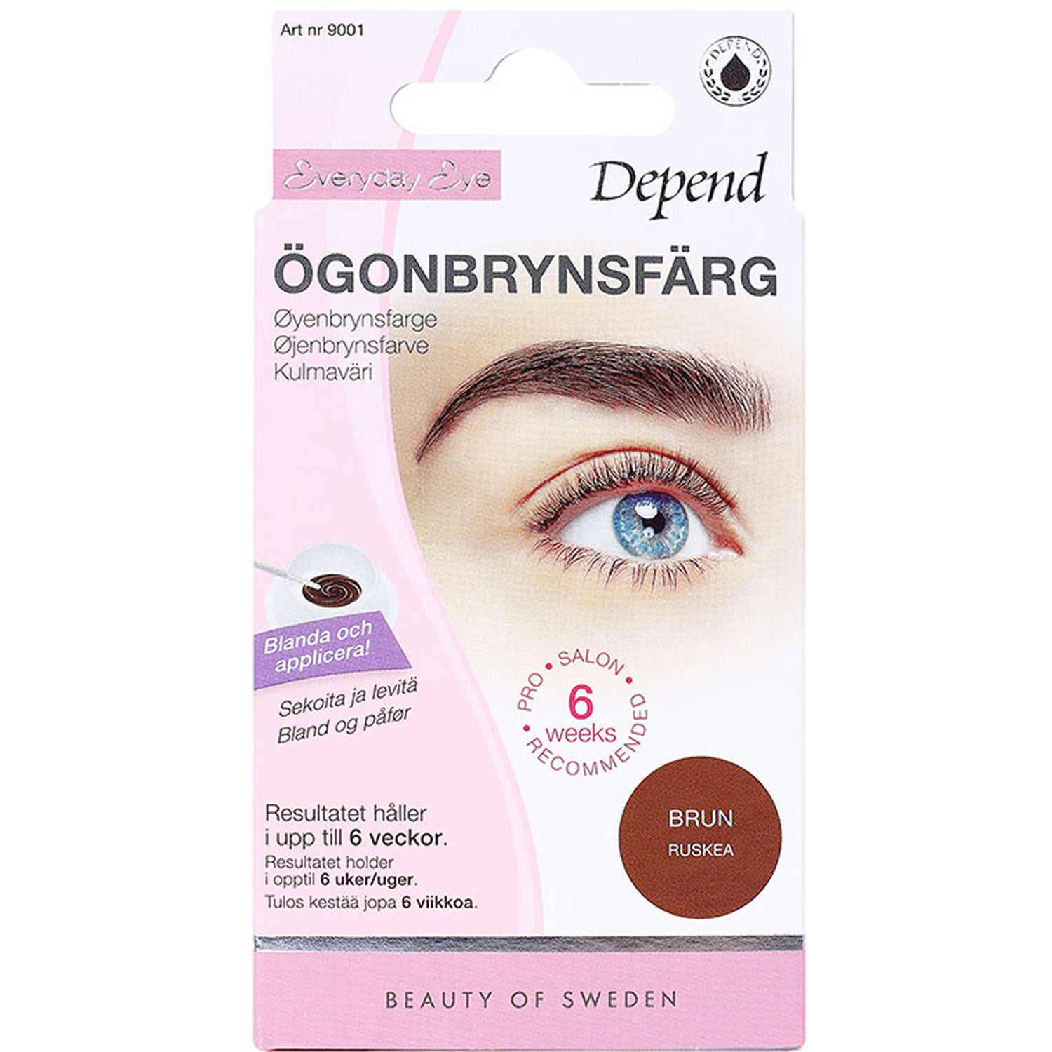 Depend EyeBrow Colour Brown - 1 pcs