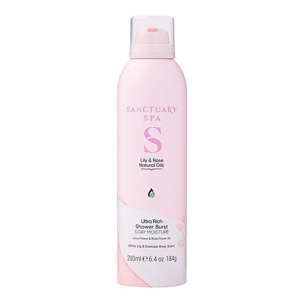 Sanctuary Spa Lily & Rose -suihkuvaahto ravitseva vaikutus 200 ml