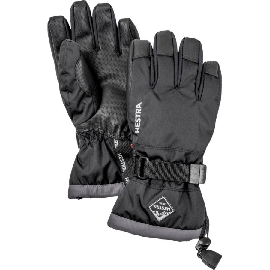 Hestra Gauntlet hiihtohanskat, Junior, musta