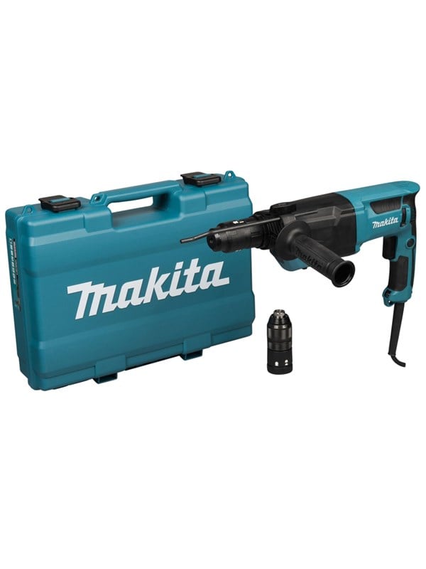 Makita HR2670FTX1 -yhdistelmävasara, sininen/musta