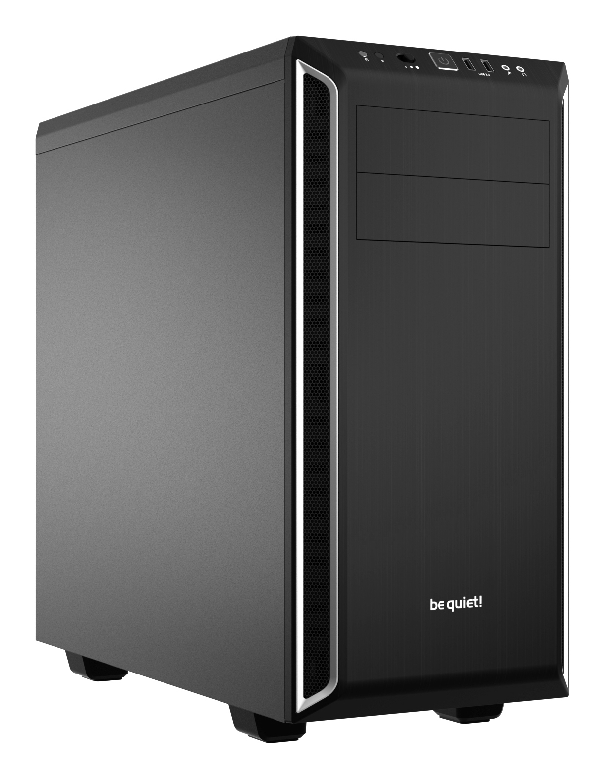 be quiet! Pure Base 600 - Black&Silver - Kotelot - Miditower - hopea