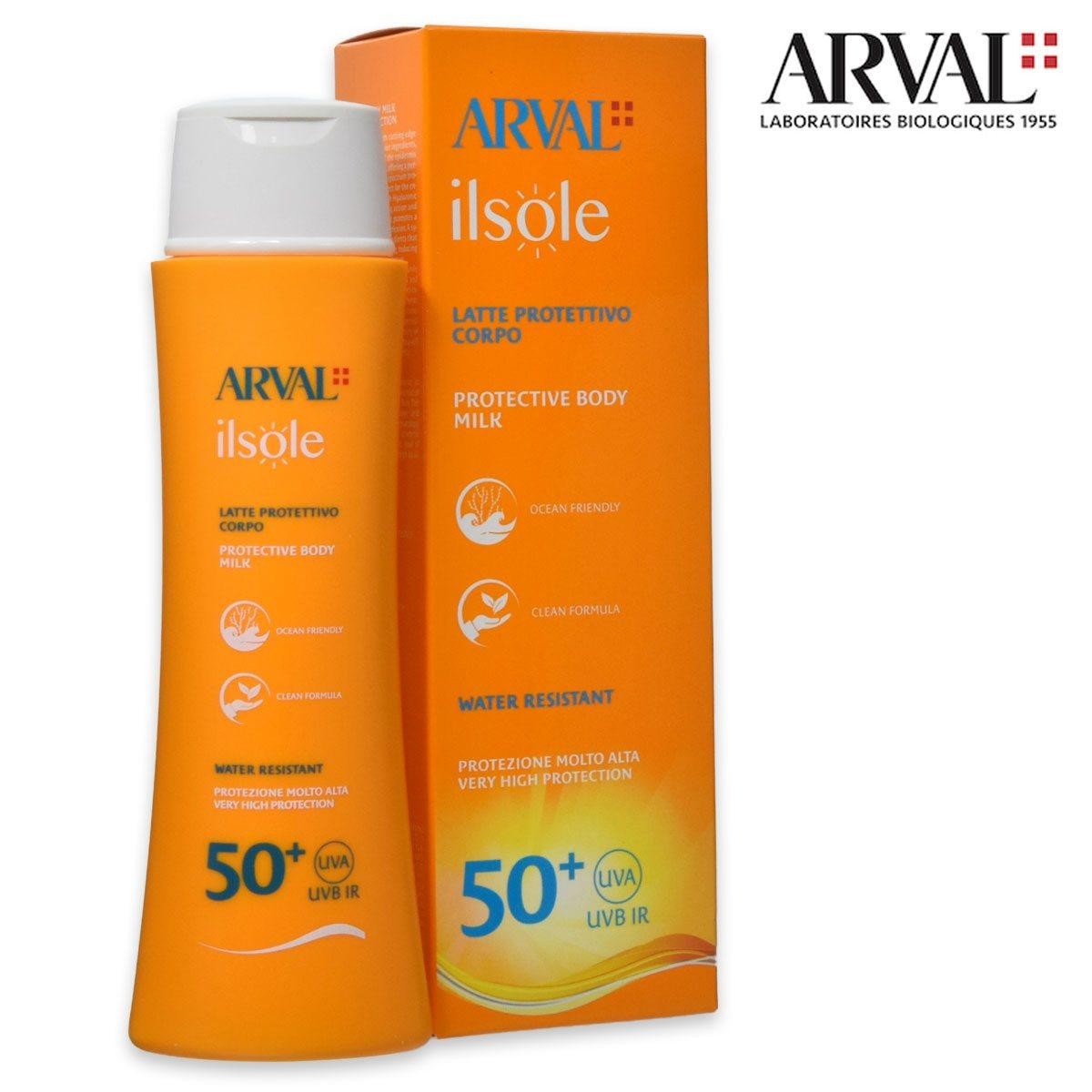 Arval the sun - suojaava vartalomaito spf50+ 200 ml