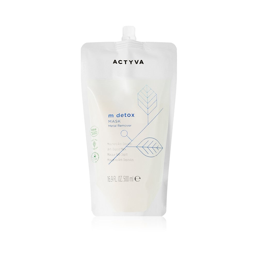 Kemon Actyva M Detox Maschera Detossinante Anti Acqua Dura 500ml — Maschera capelli