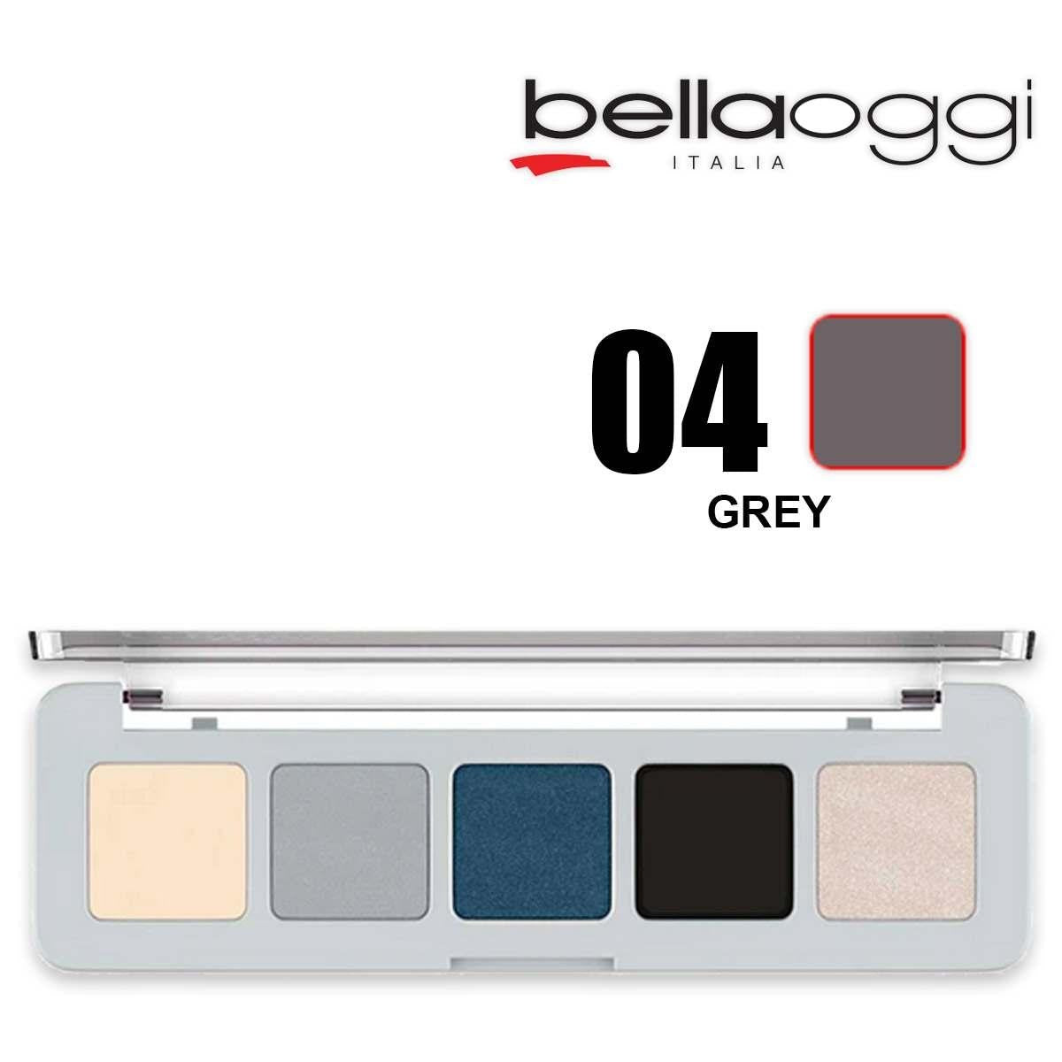 Color Affaire 5 Palette Silmät Harmaa 004