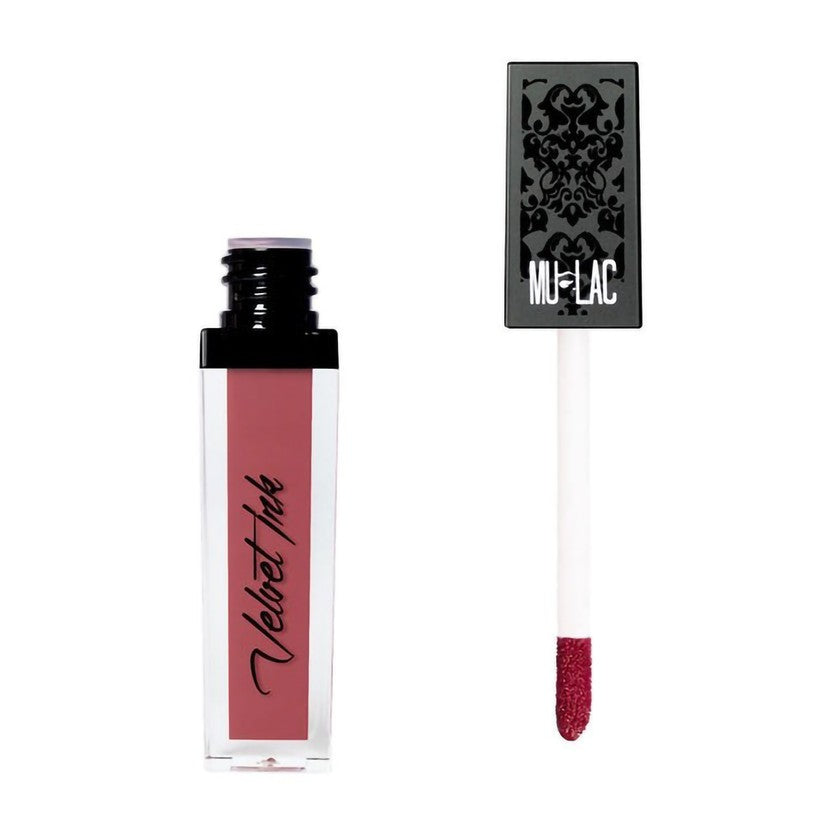 Mulac Cosmetics Nestemäinen huulipuna Velvet Ink Fancy 07