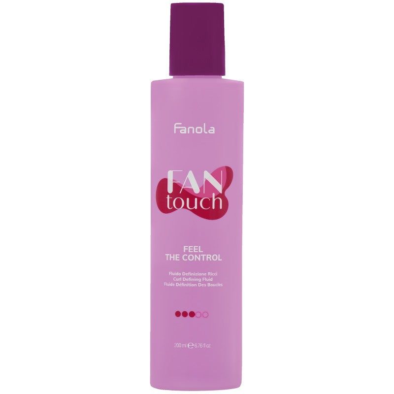 Fanola Fan Touch Feel The Control Fluido Definitore Ricci 200 ml — Fluido definente