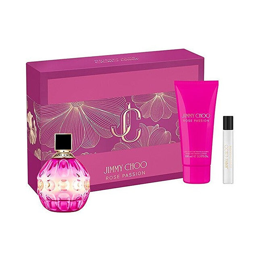 Jimmy choo Rose Passion - EDP 100 ml + vartalovoide 100 ml + EDP 7,5 ml