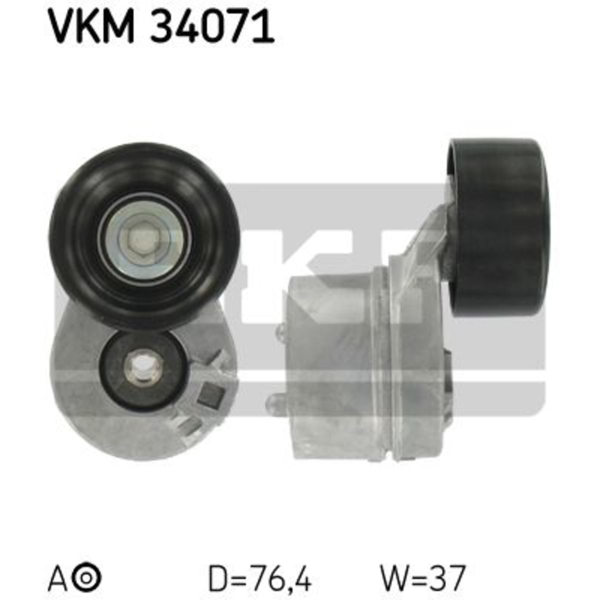 Kiristysrulla, moniurahihna SKF VKM 34071