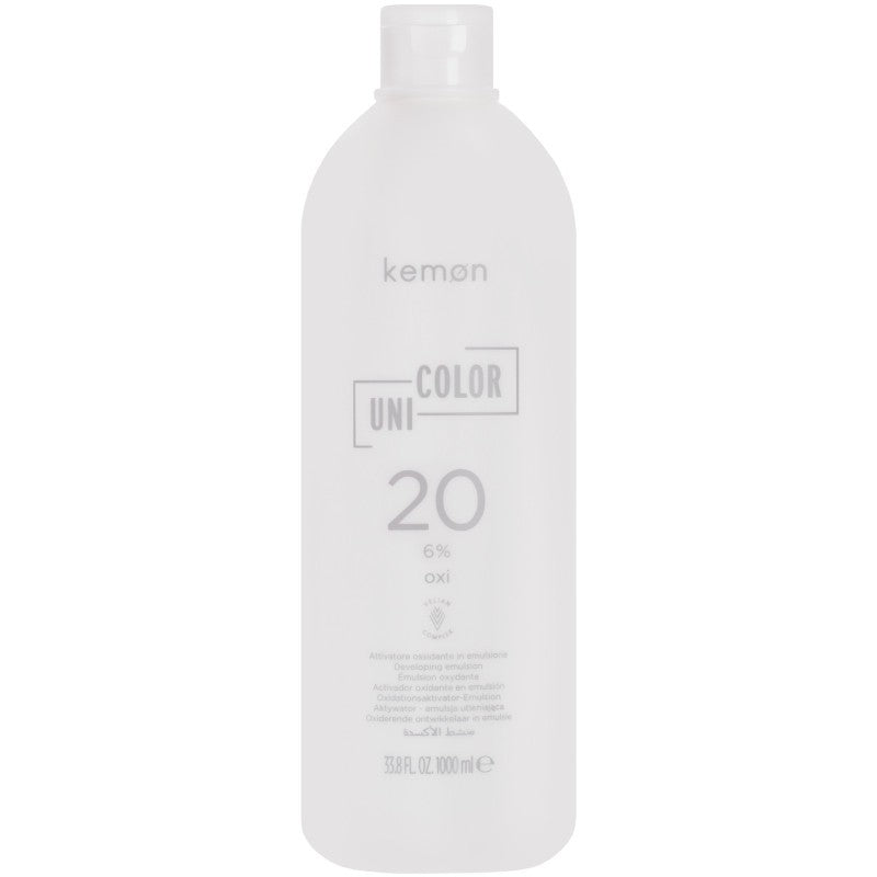 Kemon Uni Color Oxi Attivatore ossidante 20 VOL 1000 ml — Ossidante