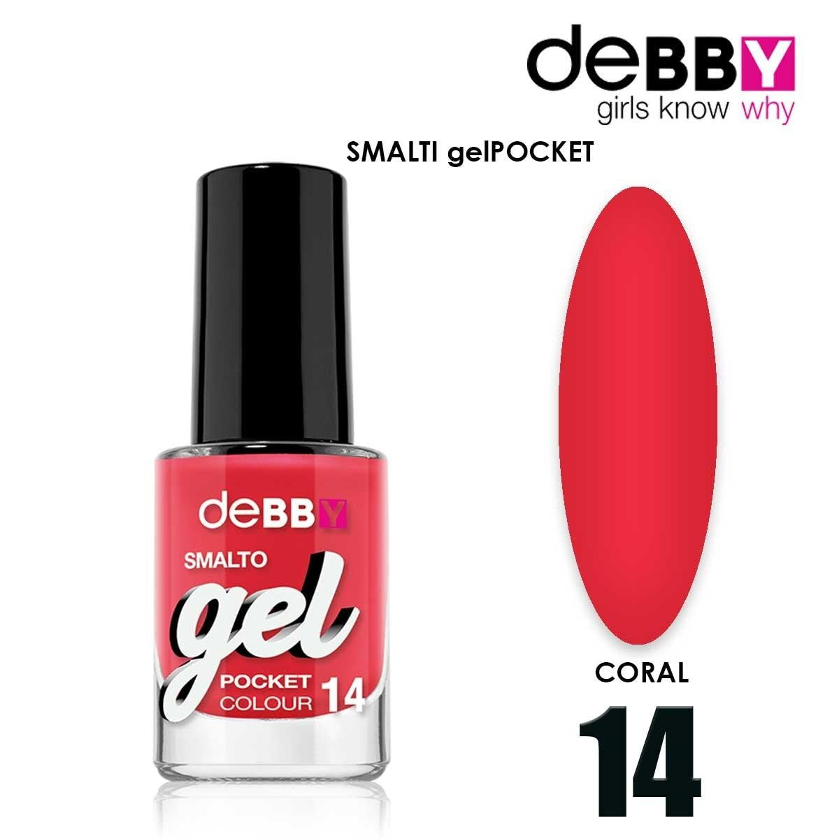 Debby Gel-lakka Tasku 14 Koralli