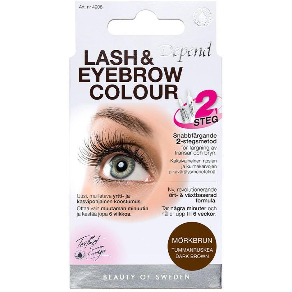 Depend Lash & Eyebrow Colour Dark Brown - 9 ml