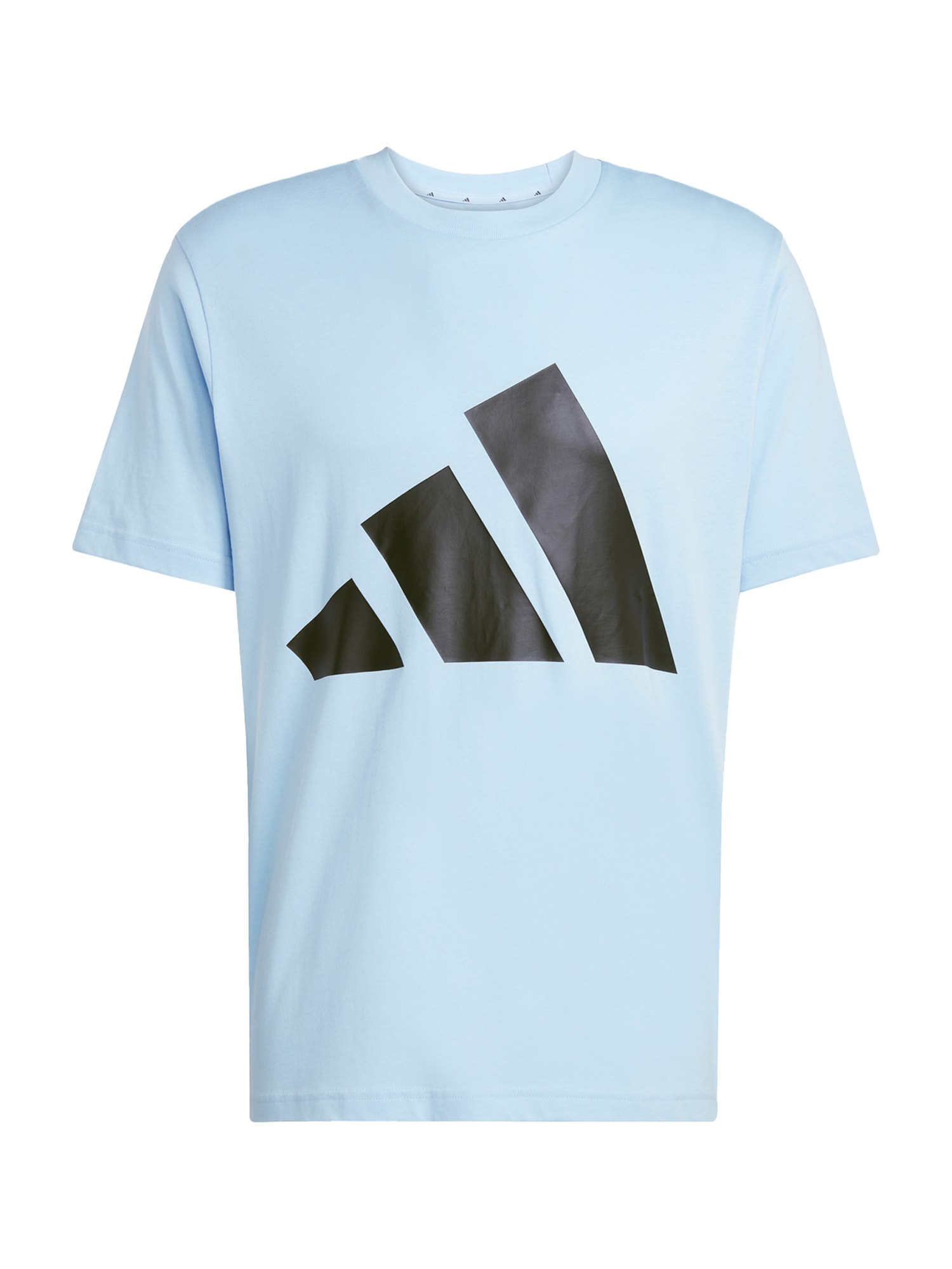 ADIDAS SPORTSWEAR Toiminnallinen paita 'Essentials' vaaleansininen / musta