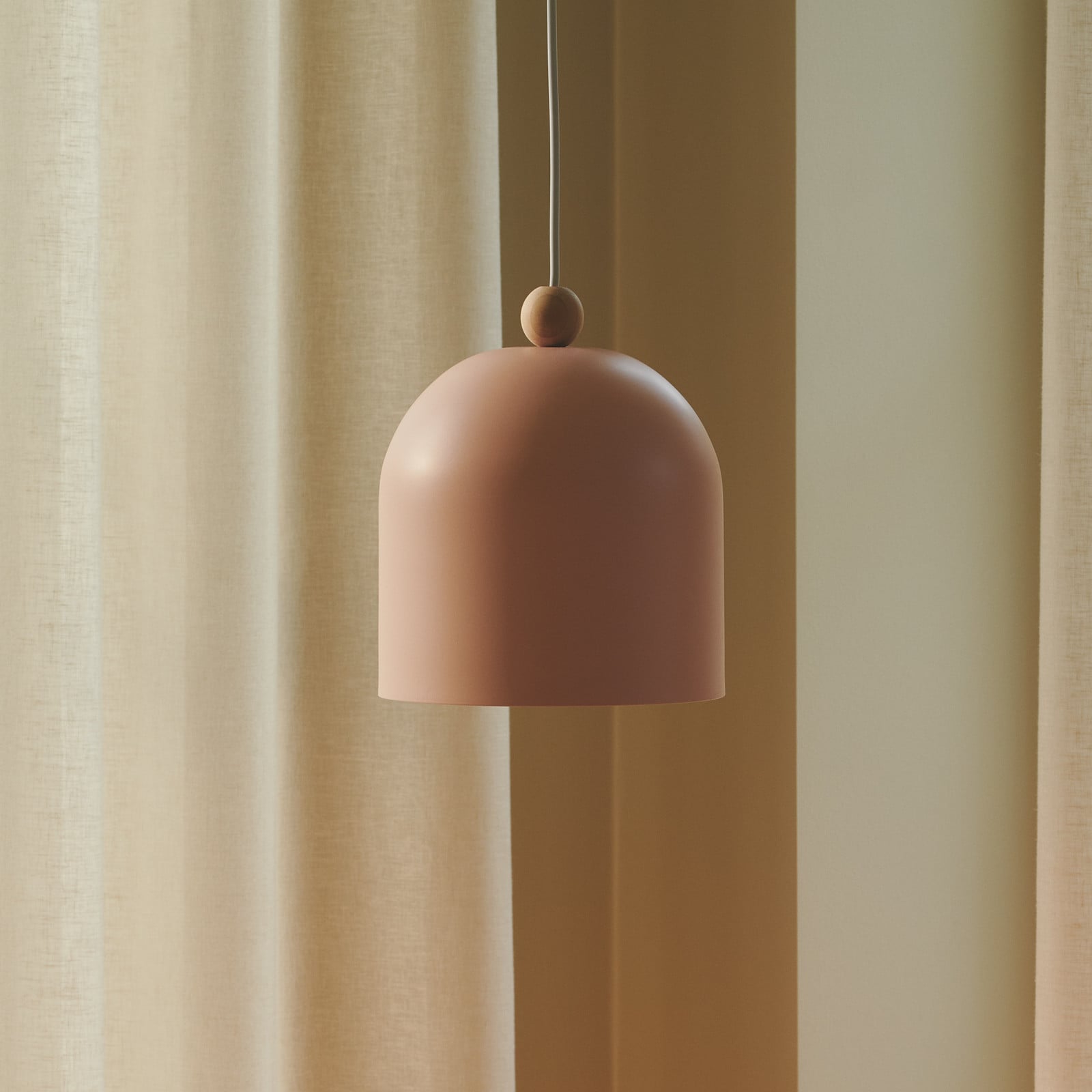 Gaston Riippuvalaisin Dusty Pink - Nordlux - Lastenhuone - Skandinaavinen - Metalli - Yksilamppuinen