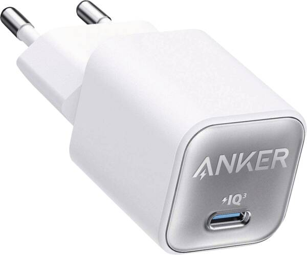 Anker Nano USB-C (30W) - Seinälaturi, simpukanvalkoinen