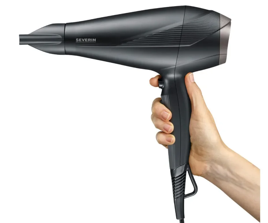 SEVERIN HT0167, 2300 W -hiustenkuivaaja, Black/Silver