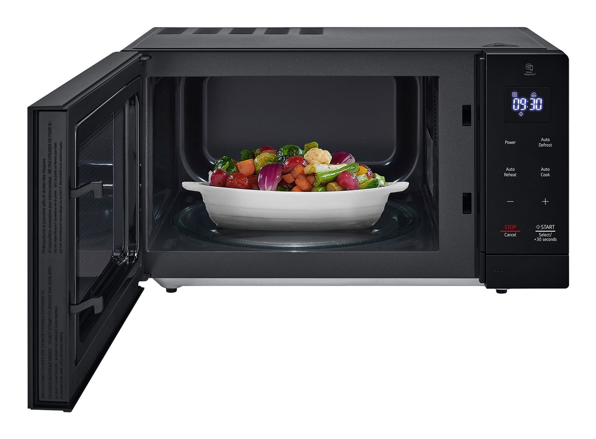 LG NeoChef MS3032JAS - microwave oven - freestanding - black