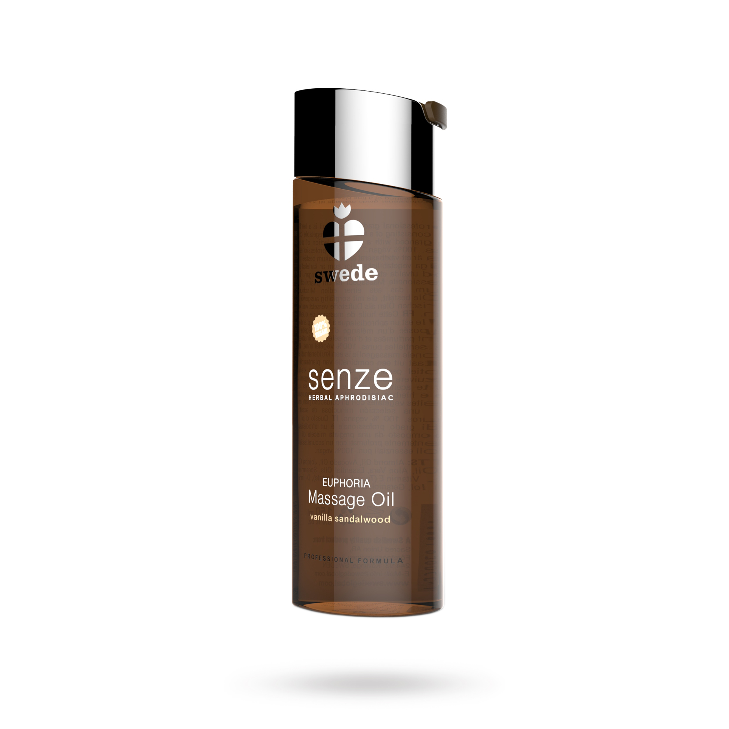 Senze Euphoria Massage Oil Vanilla Sandalwood 150ml Hierontaöljy