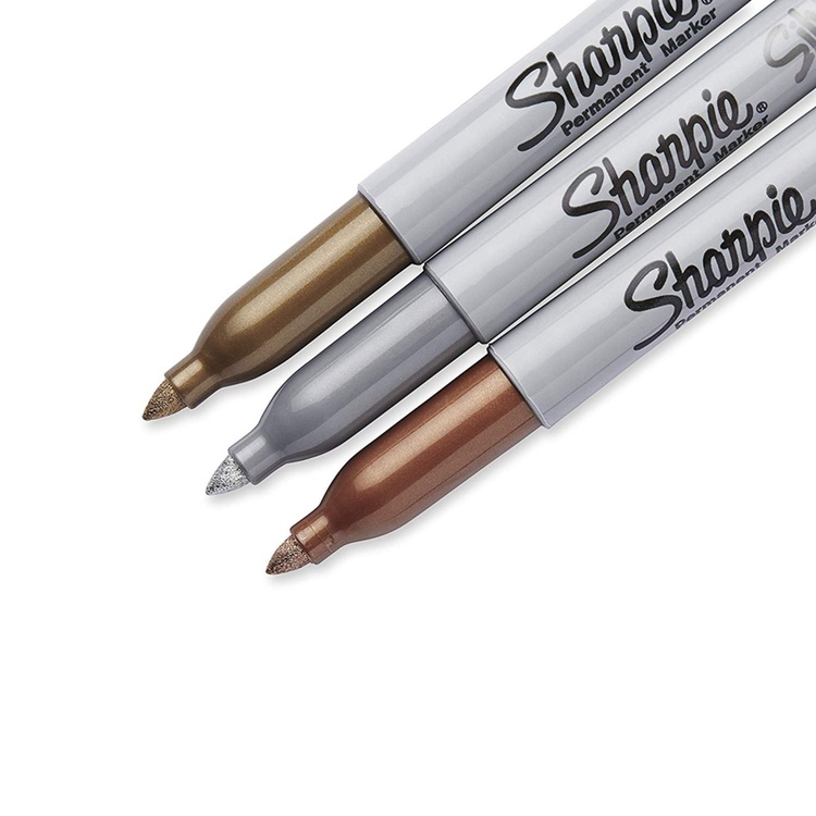 Merkkauskynä 3 kpl metallinhohto, Sharpie