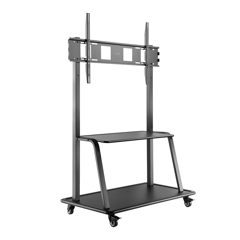 TV-teline pyörillä, 60-105", säädettävä, maksimipaino 150 kg