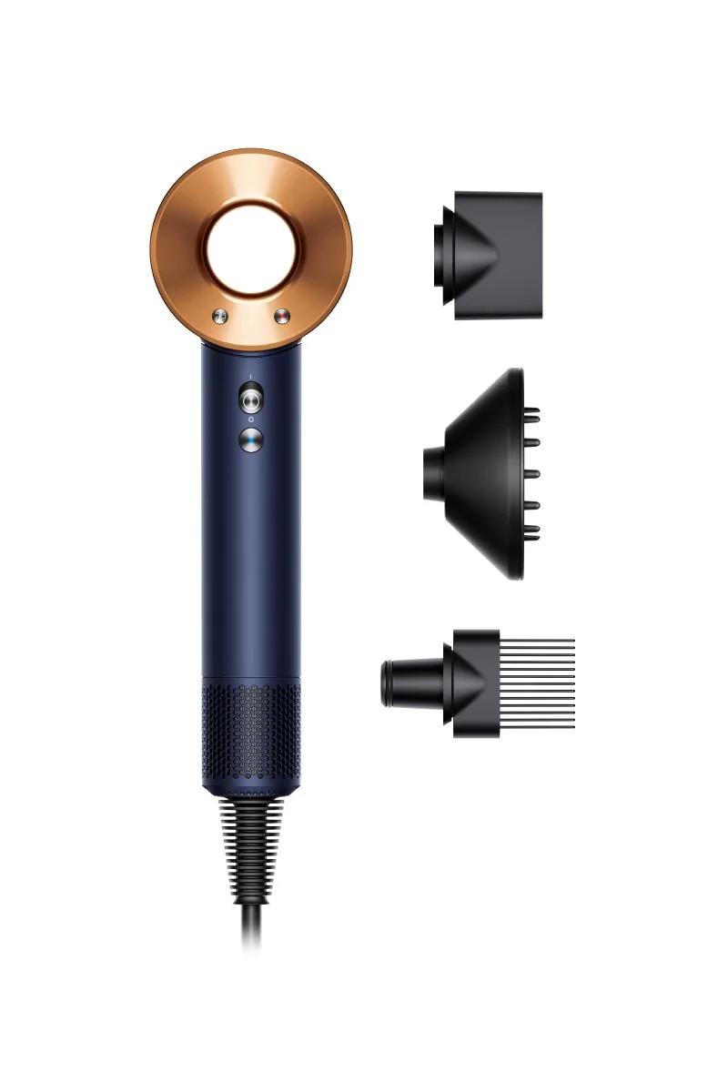 Dyson Supersonic™ hiustenkuivaaja Curly+Coily (Prussian blue/Rich copper)