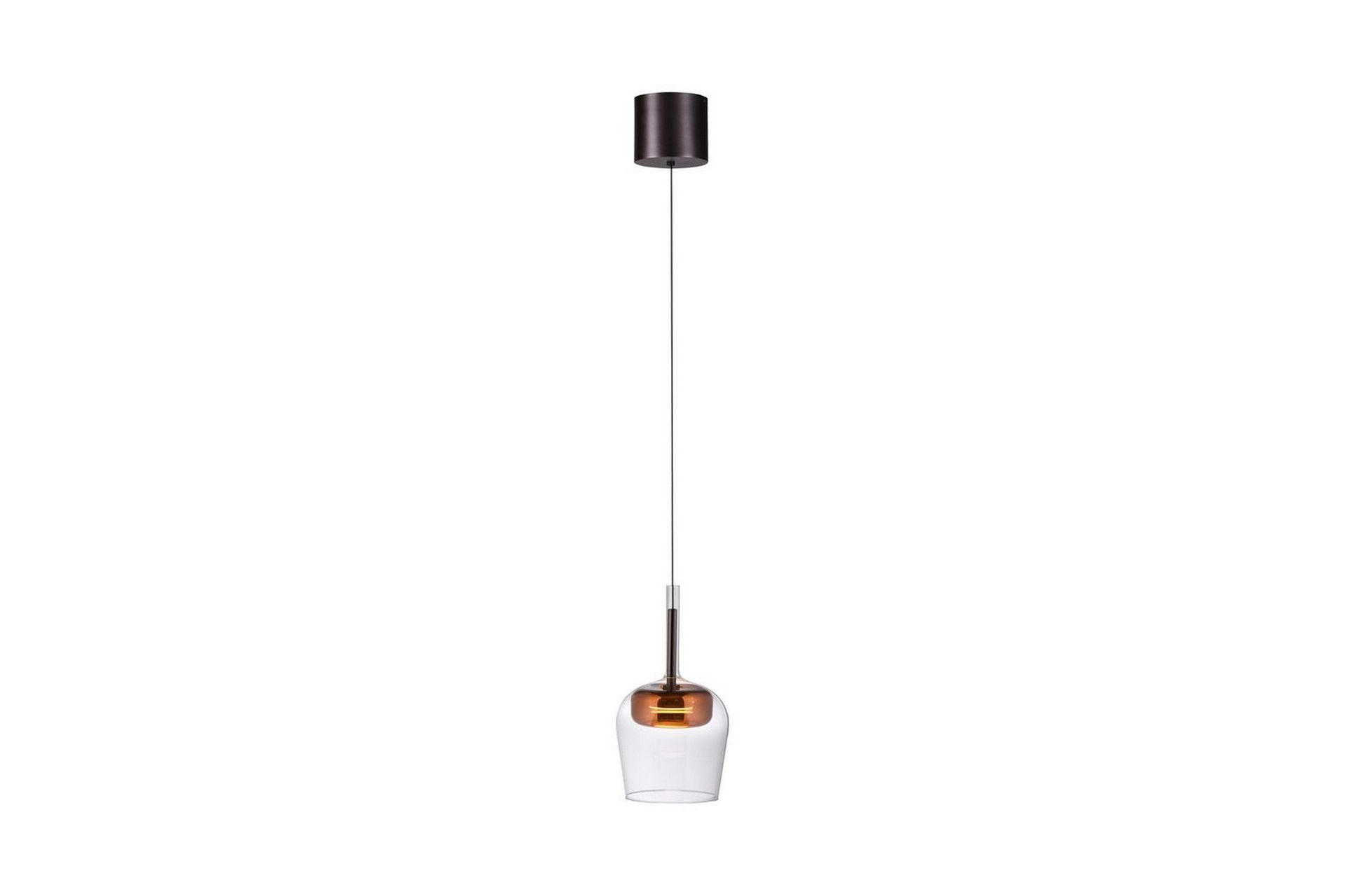 Paul Neuhaus Smart LED-ripustusvalaisin Q-Kon kuparin värinen Ø 21 cm