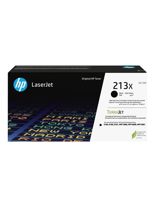HP 213X High Yield -laservärikasetti, musta