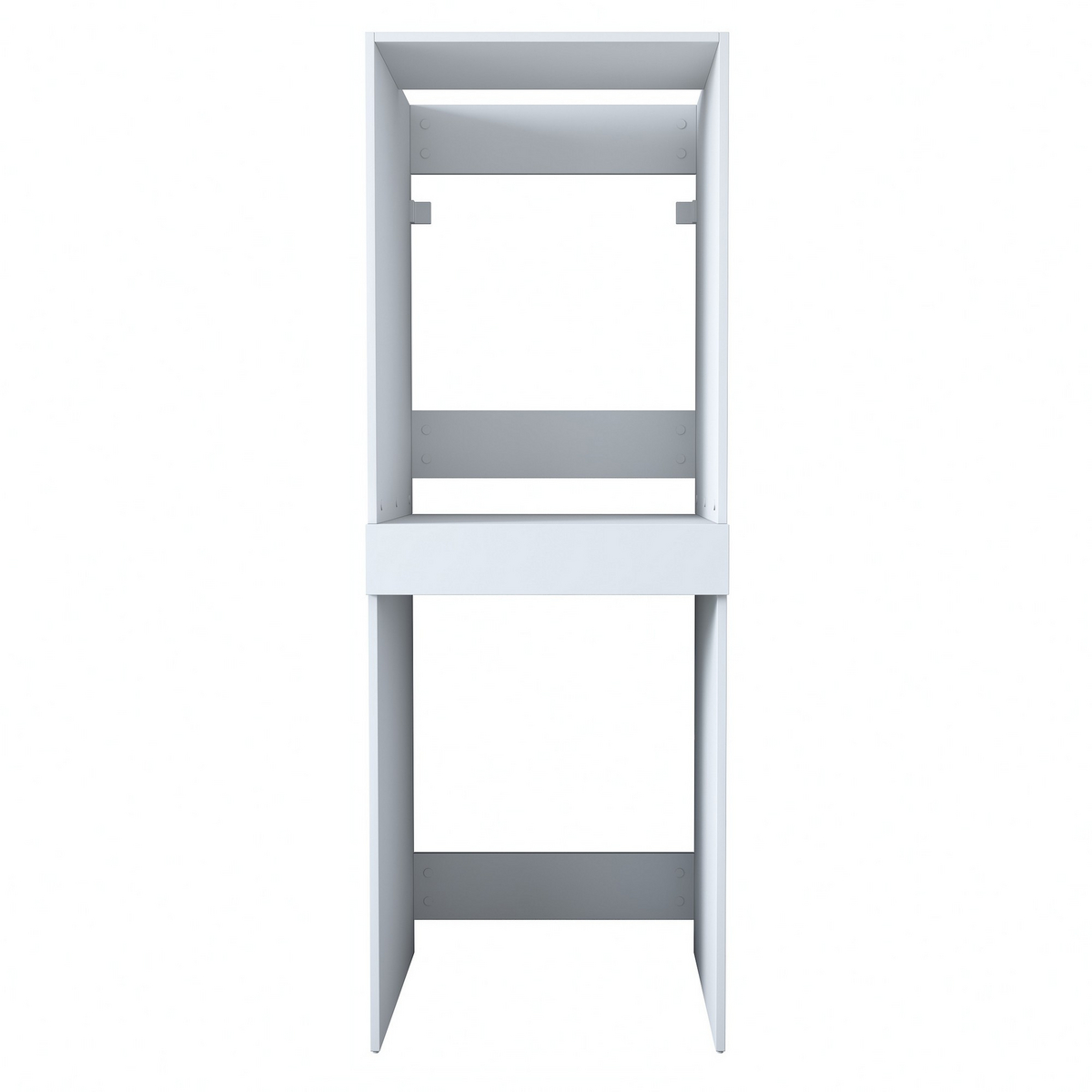 Norda Design moderni valkoinen kylpyhuonekaappi, 66,6 cm L x 189 cm K x 65 cm S | 100 % melamiinipinnoitettu E1-luokan purulevy | seinäkiinnitteinen