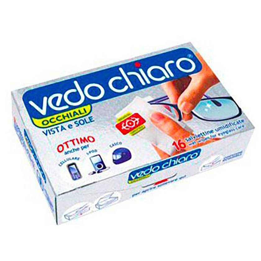 Fresh&Clean Vedo Chiaro -kertakäyttöiset linssipyyhkeet 1 pakkaus, 16 pyyhettä
