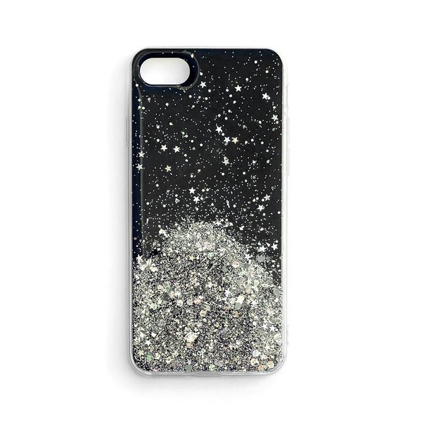 Wozinsky Star Glitter Shiny Glitter Cover Cover with Glitter Samsung Galaxy A72 4G Black