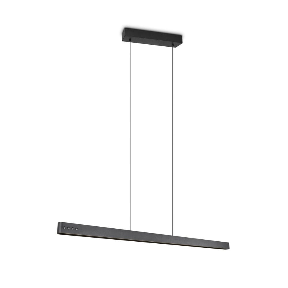 LED-riippuvalaisin Donegal, musta, pituus 150 cm, CCT