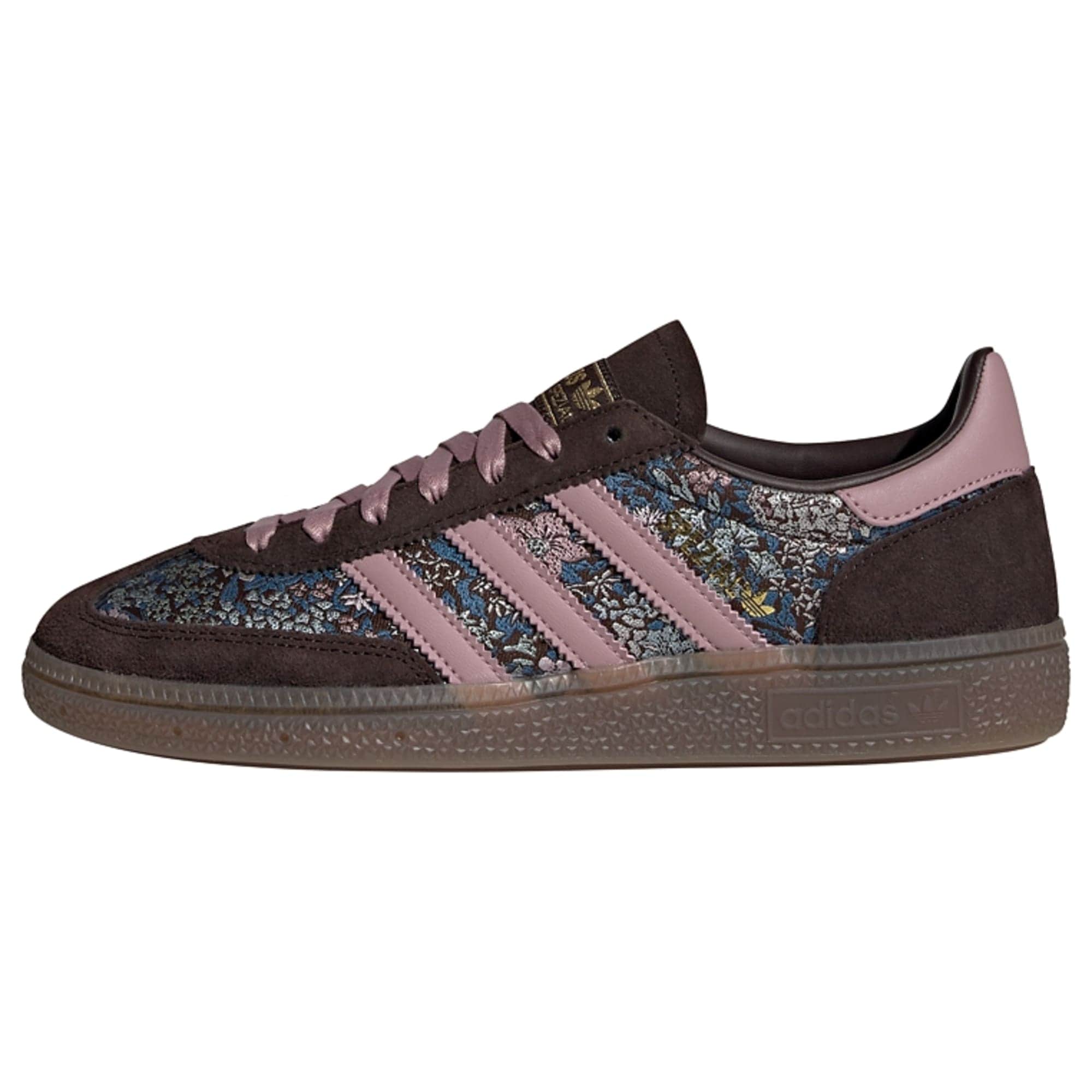 ADIDAS ORIGINALS Matalavartiset tennarit 'Handball Spezial X Liberty London'  vaaleansininen / suklaa / vaaleanpunainen / valkoinen