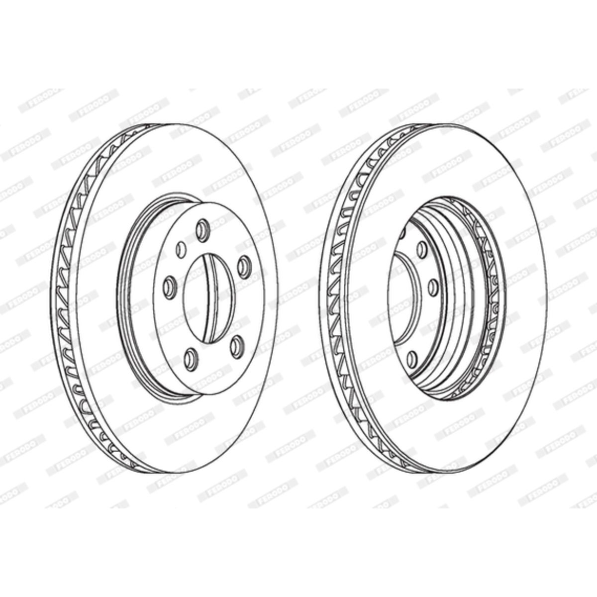 Jarrulevy FERODO DDF1591LC-1