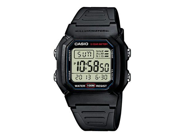 Casio M's Timeless Collection W-800H-1Aves Black