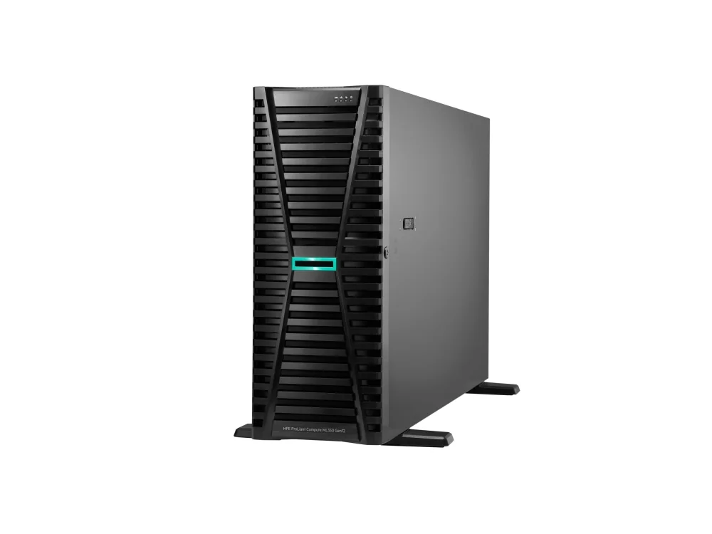 HPE ProLiant Compute ML350 Gen12 - palvelin - torni 4U - 2-tie - 1 x Xeon 6515P / enintään 3,8 GHz - RAM 64 GB - SATA/SAS/NVMe - hot-swap 2,5 - SSD 2 x 480 GB - näyttö: ei ole - näyttö: ei ole