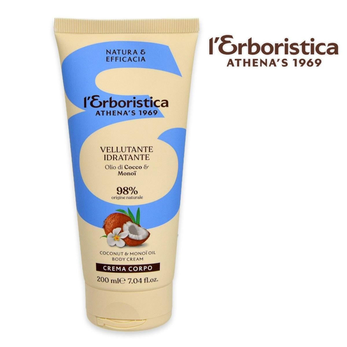 L'herbalistica vartalovoide 'coconut' 200ml tuubi