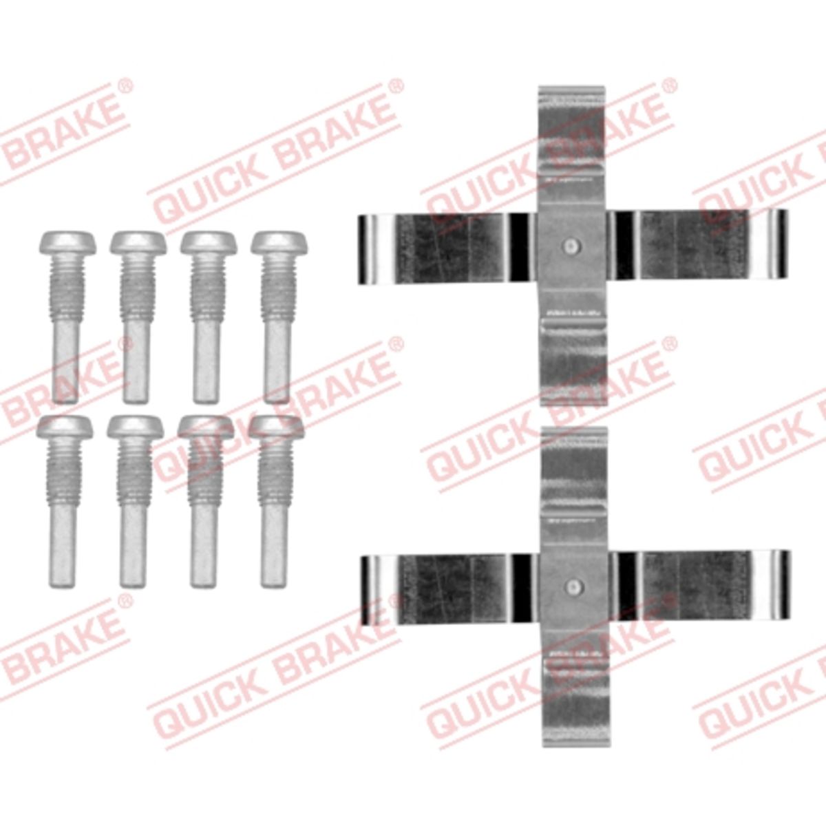 Jarrupalojen asennussarja QUICK BRAKE 109-0220