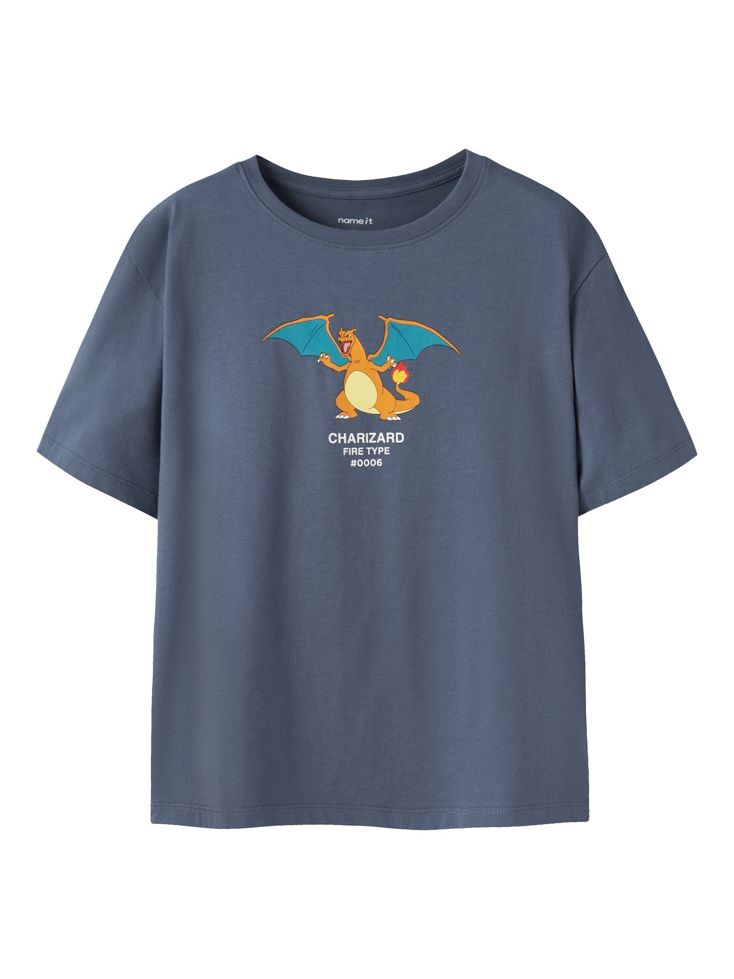 NAME IT Paita 'NKMJyk Pokemon' safiiri / taivaansininen / tummanoranssi / offwhite