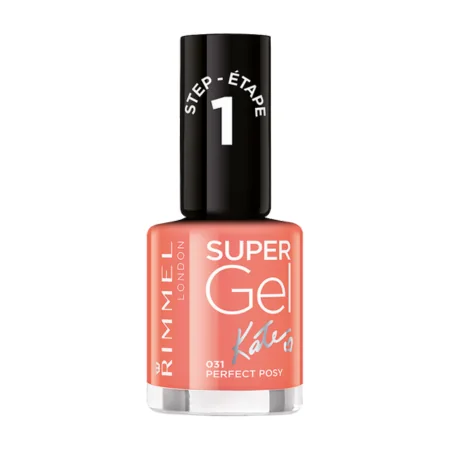 Rimmel Super Gel-kynsilakka - 031 Perfect Posy - täydellinen ruusunpunainen väri