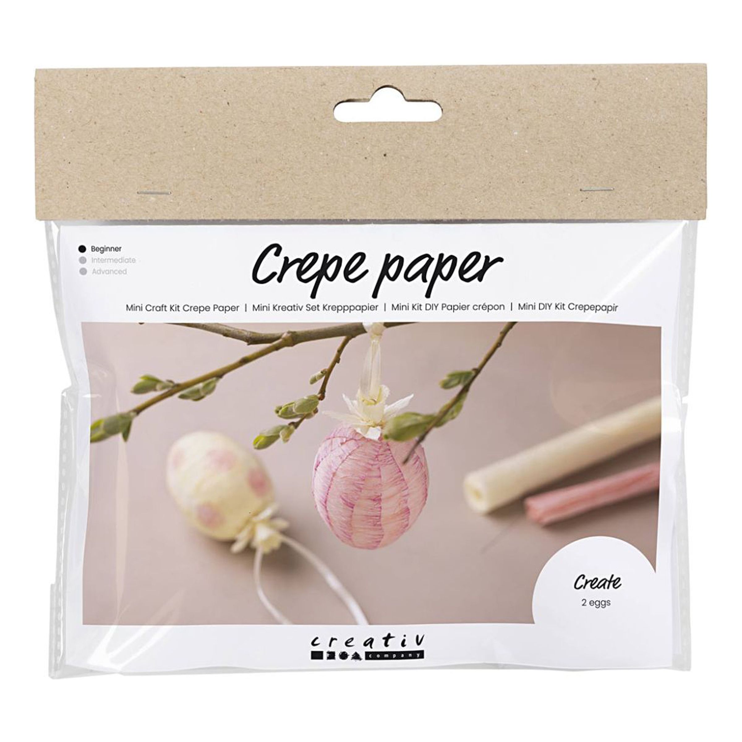 Mini DIY Kit Kreppipaperi Pääsiäismunat