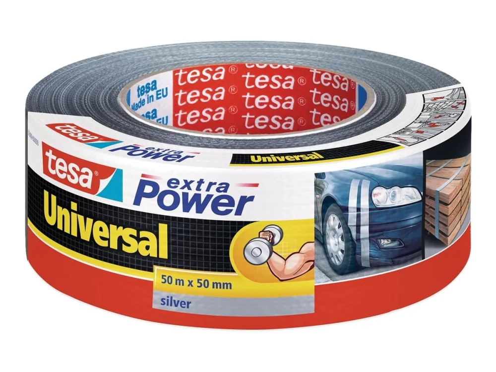 tesa Duct Tape extra Teho Universal 50m x 50mm Harmaa