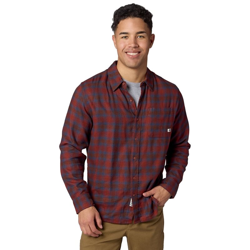 Marmot Rush Creek Lightweight Flannel LS Pecan Plaid - XL
