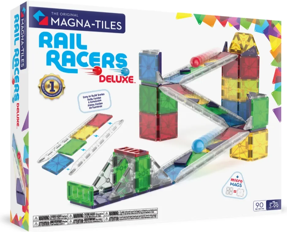 Magna-Tiles Rail Racer 90 pcs