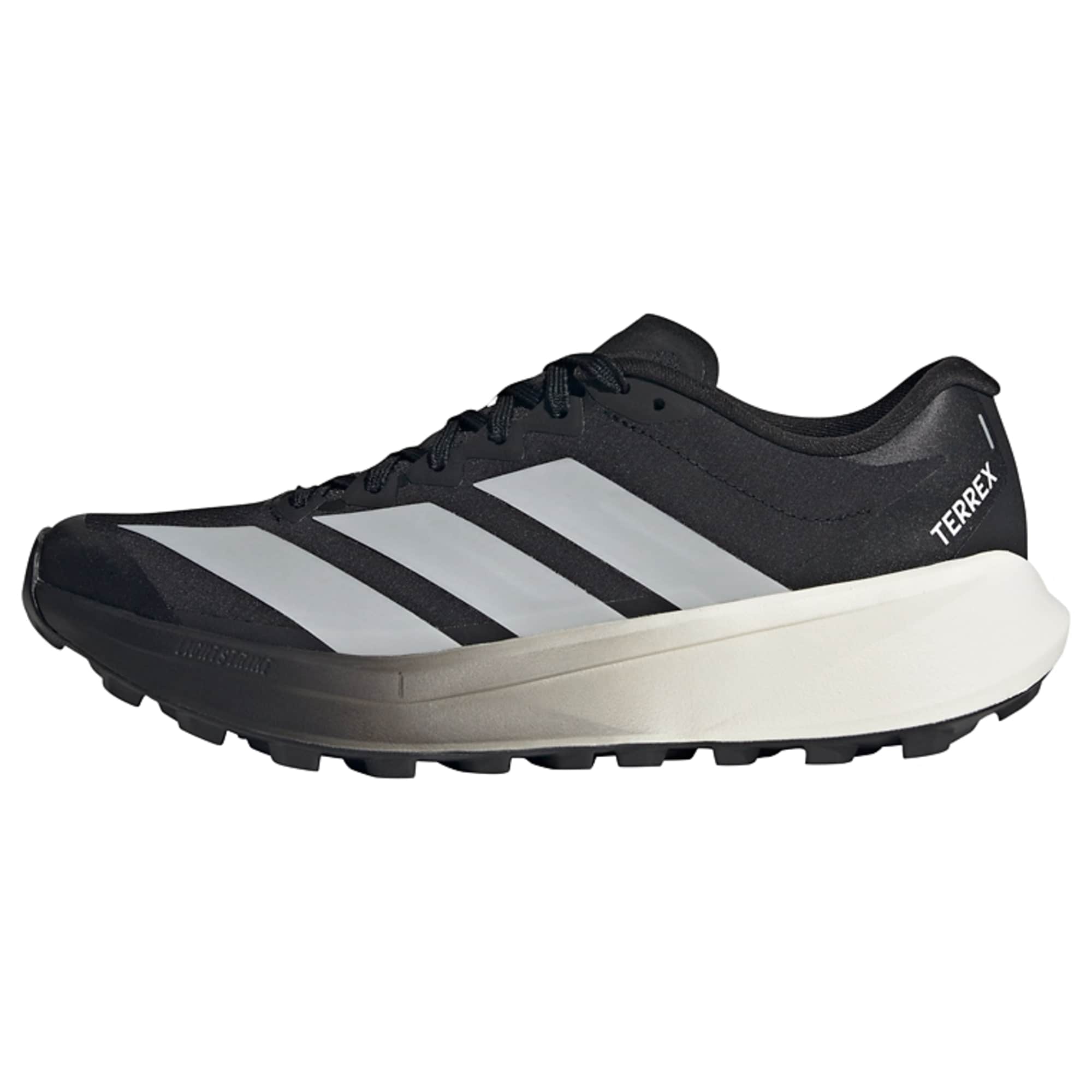 ADIDAS TERREX Juoksukengät 'Agravic 4'  vaaleanharmaa / musta