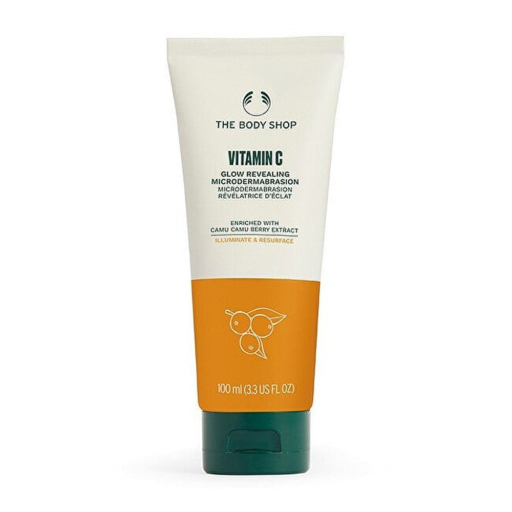 The body shop C-vitamiinilla kirkastava mikrodermabraasio - kirkastava ihonkuorinta - 100ml