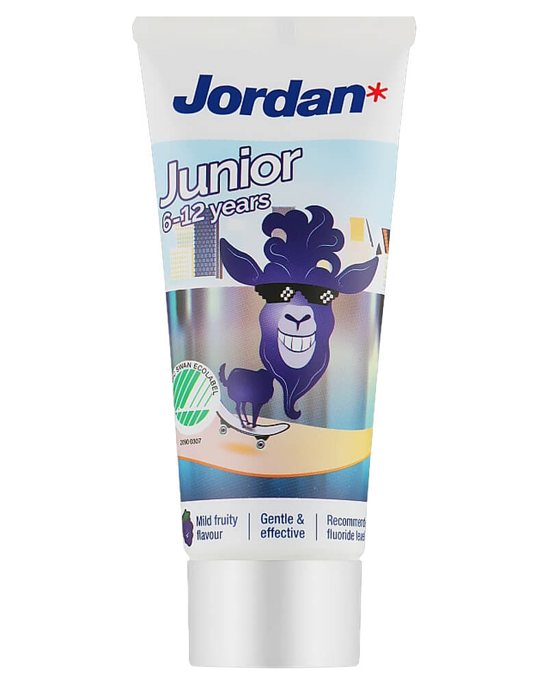 Jordan 50ml junior 6-12 vuotta Mild fruity taste hammastahna