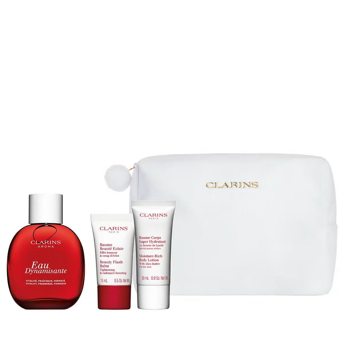 Clarins Eau de Soin Eau Dynamisante 100 ml 4 kappaleen setti