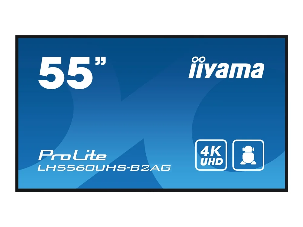iiyama ProLite LH5560UHS-B2AG 55" Class (54.6" viewable) LED-backlit LCD display - 4K - for digital signage